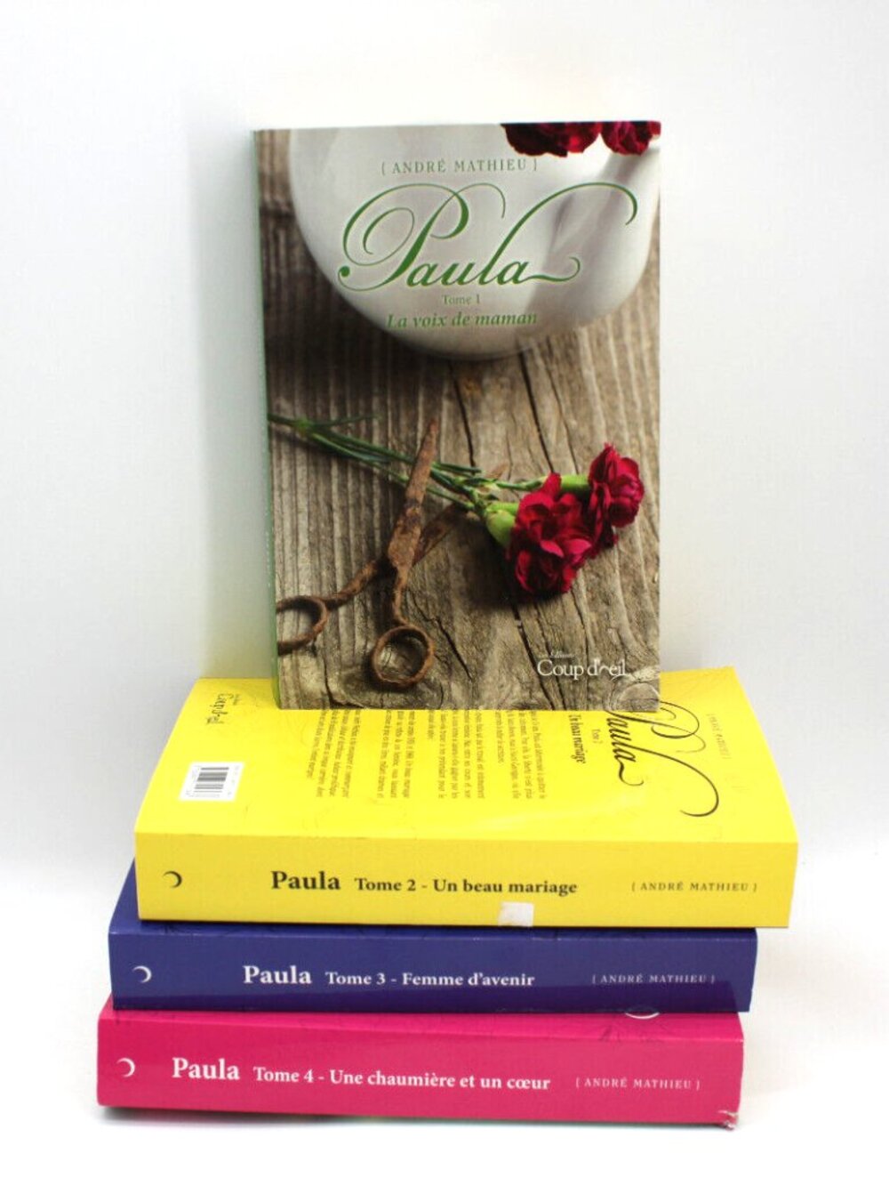Livres André Mathieu - Paula Tome 1 a 4 French